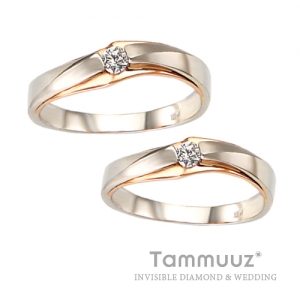 타뮤즈 다이아몬드,14K 로제콤비-G3012RR-화이트골드-커플링-기념일