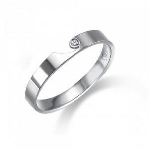 타뮤즈 다이아몬드,0.01캐럿 Diamond Couple Ring 여자 155-14K W.G