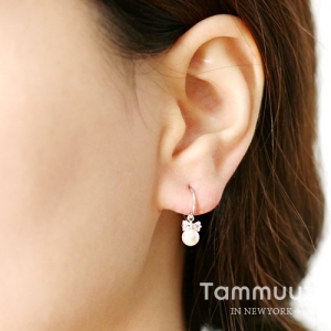 타뮤즈 다이아몬드,14K 바바라-G3108E-화이트골드-귀걸이-선물추천