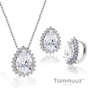 타뮤즈 다이아몬드,14K White Gold 브린세스세트2 ws633