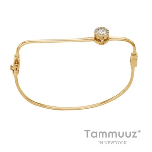 타뮤즈 다이아몬드,14K 카멜-G3253B-핑크골드-팔찌-선물용