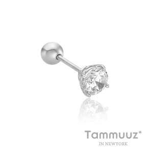 타뮤즈 다이아몬드,14K 심플큐피어싱-G3261E-옐로우골드-귀걸이-피어싱