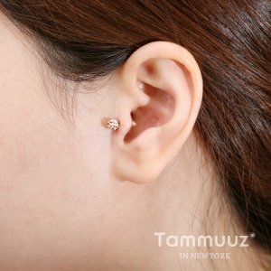 타뮤즈 다이아몬드,14K 캔디피어싱-G3262E-핑크골드-귀걸이-피어싱