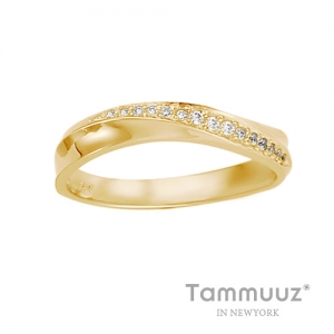 타뮤즈 다이아몬드,14K 클레이노-G3277RF-핑크골드-여자반지-커플링