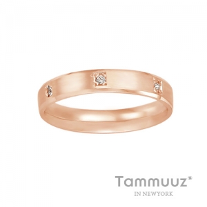 타뮤즈 다이아몬드,14K 드마리에-G3279RM-화이트골드-남자반지-커플링