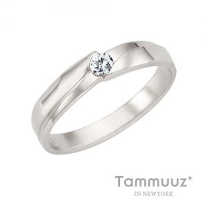 타뮤즈 다이아몬드,14K 제이스-G3282RM-화이트골드-남자반지-커플링