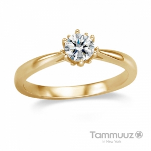 타뮤즈 다이아몬드,14K 우신 3부 다이아몬드-뮤즈-D2020R-화이트골드-결혼반지-프로포즈