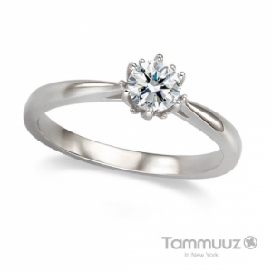 타뮤즈 다이아몬드,14K 우신 3부 다이아몬드-뮤즈-D2020R-화이트골드-결혼반지-프로포즈