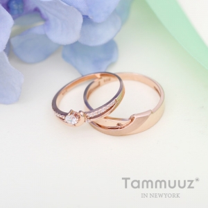 타뮤즈 다이아몬드,14K 세비아-G3189RR-핑크골드-커플링-기념일