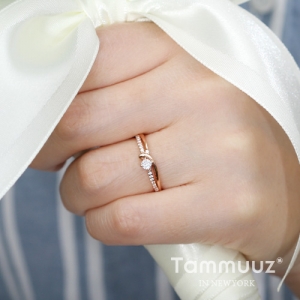 타뮤즈 다이아몬드,14K 세비아-G3189RR-핑크골드-커플링-기념일