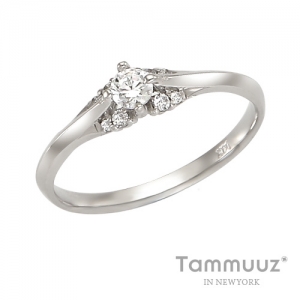 타뮤즈 다이아몬드,14K 제너스-G3187RR-화이트골드-커플링-기념일