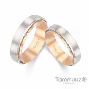 타뮤즈 다이아몬드,14K 베르니아-G3357RR-콤비골드-커플링