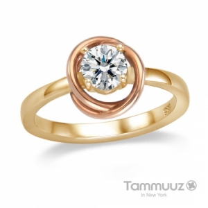 타뮤즈 다이아몬드,14K 시그니티 5부-아델라-C2018R-결혼반지