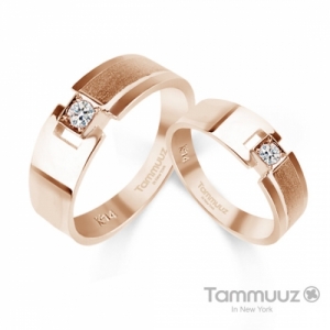 타뮤즈 다이아몬드,14K 0.2캐럿 다이아-로잔느-D2033RR-커플링