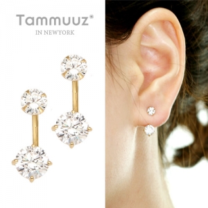 타뮤즈 다이아몬드,14K 투웨이1-G3109E-옐로우골드-귀걸이-선물추천
