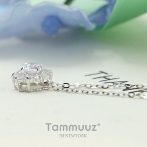 타뮤즈 다이아몬드,14K 엘리샤-G3112N-화이트골드-목걸이-선물추천