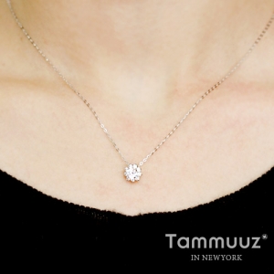 타뮤즈 다이아몬드,14K 엘리샤-G3112N-화이트골드-목걸이-선물추천