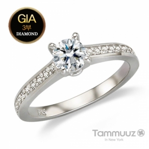 타뮤즈 다이아몬드,14K GIA3부 다이아몬드-시크릿-D2019R-반지