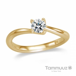 타뮤즈 다이아몬드,14K GIA3부 다이아몬드-웬디-D2021R-결혼반지