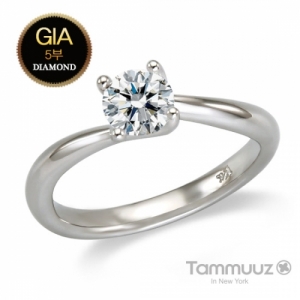 타뮤즈 다이아몬드,14K GIA5부 다이아몬드-웬디-D2021R-결혼반지