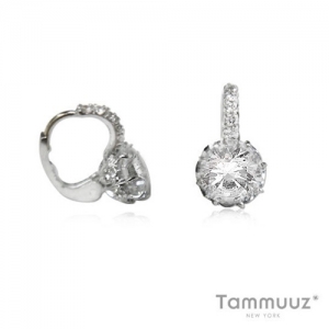 타뮤즈 다이아몬드,14K White Gold 멜리사 귀걸이 w635