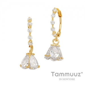 타뮤즈 다이아몬드,14K 골든벨-G3093E-핑크골드-귀걸이-선물추천