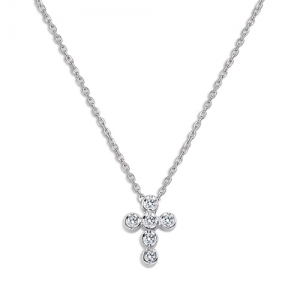 Diamond Necklace 143-14K W.G