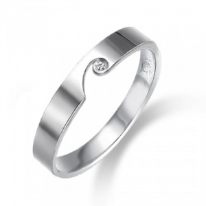 타뮤즈 다이아몬드,0.01캐럿 Diamond Couple Ring 남자 155-14K W.G
